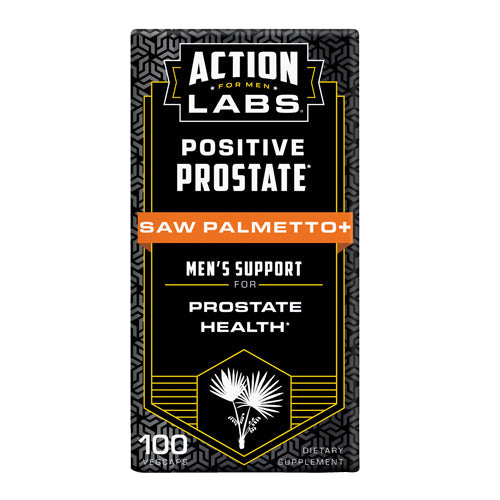 Positive Prostate  Saw Palmetto  Men s Support  100 VegCaps  Action Labs