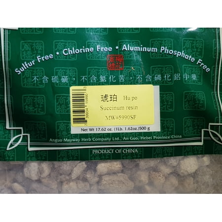 Plum Flower Amber Resin Hu Po Pieces form 1lb