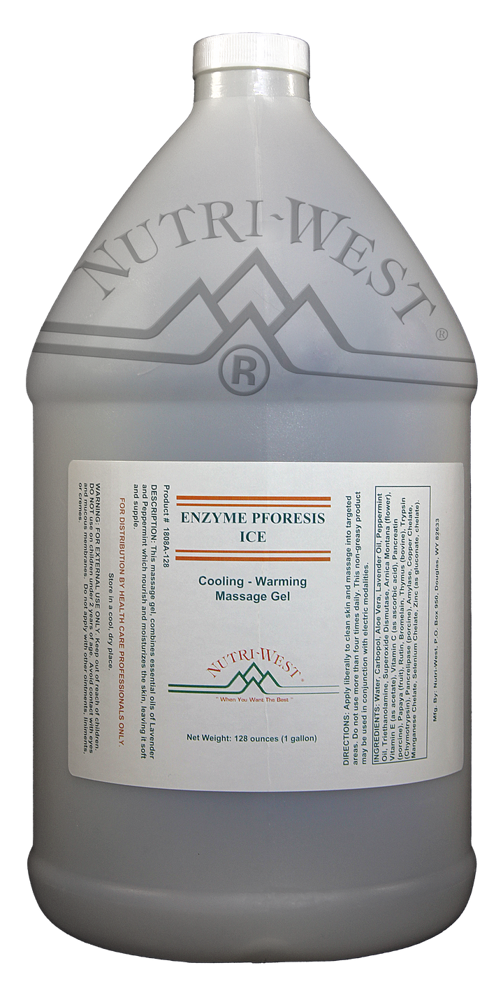 Nutri-West - Enzyme Pforesis Ice 128 ounce (1 gallon)(Topical) - 1 Gallon - The Oasis of Health