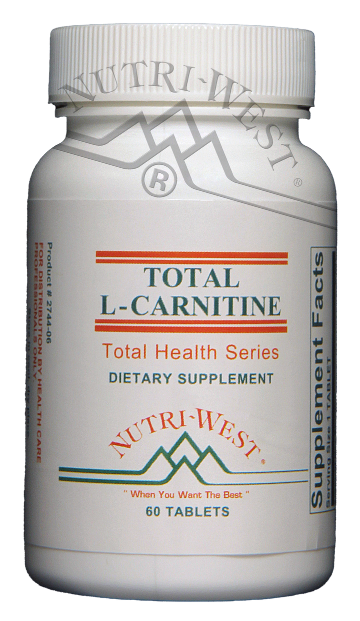 Nutri-West - Total L-Carnitine - 60 Tablets - The Oasis of Health