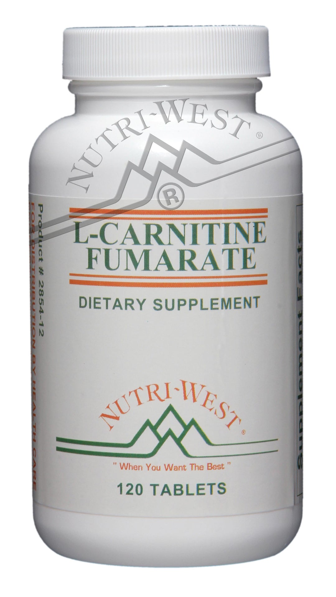 Nutri-West - L-Carnitine Fumarate - 120 Tablets - The Oasis of Health