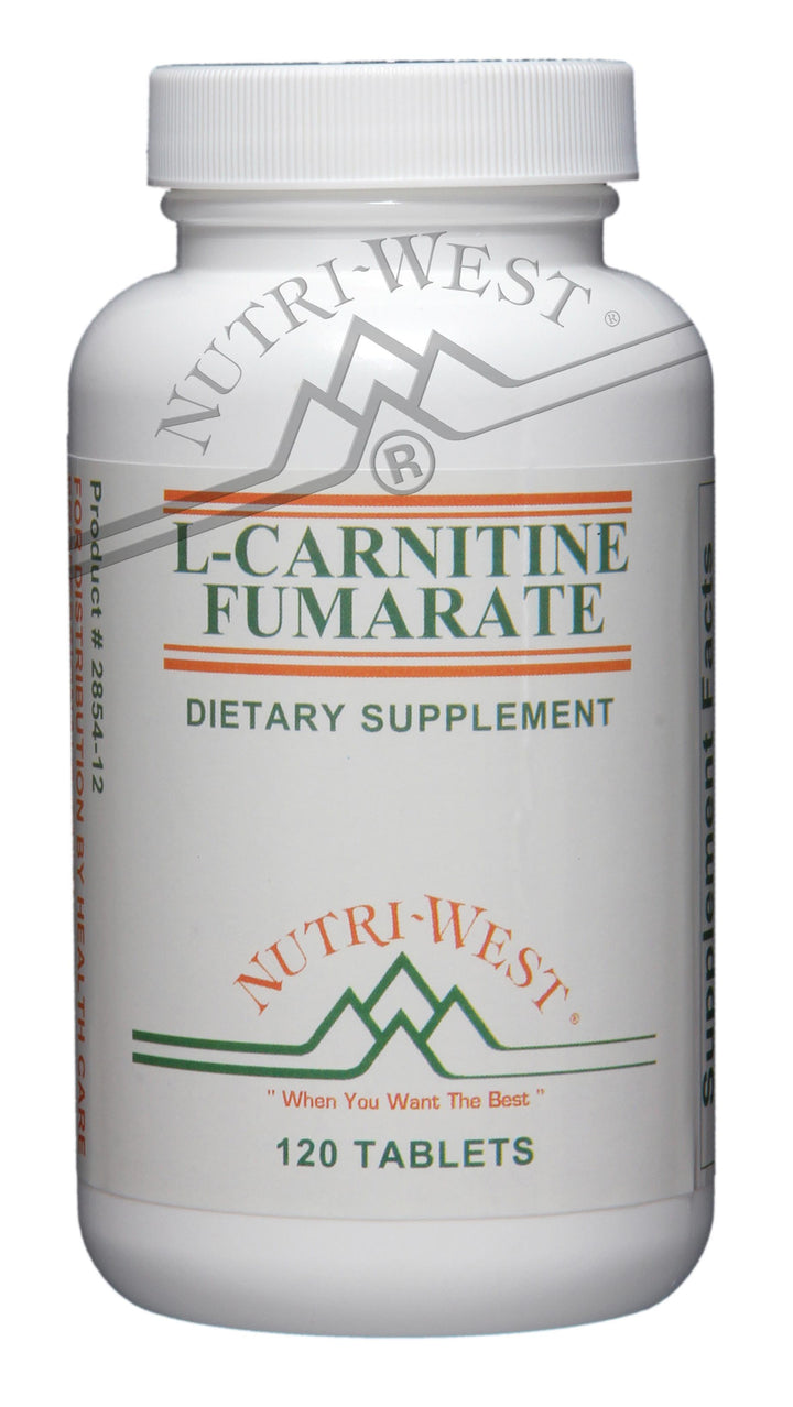 Nutri-West - L-Carnitine Fumarate - 120 Tablets - The Oasis of Health