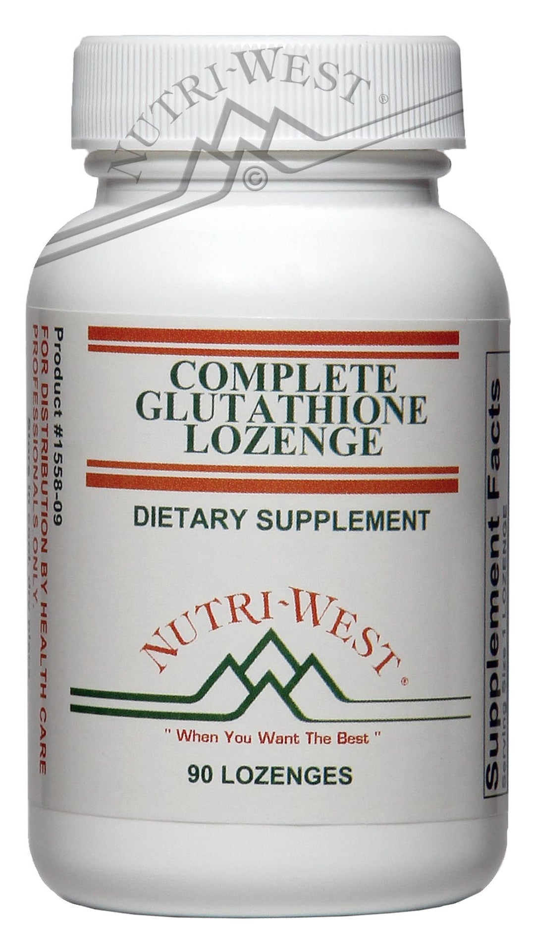 Nutri-West - Complete Glutathione Lozenge - 90 Lozenges - The Oasis of Health