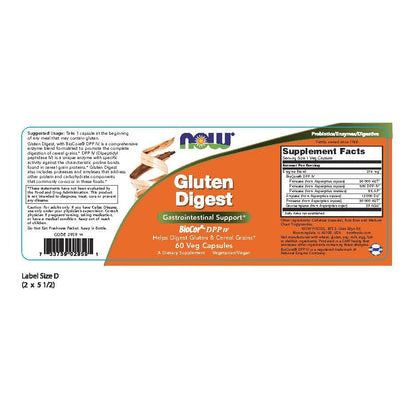 Now Foods Gluten Digest 60 Vcaps - 2959 - 2 Pack