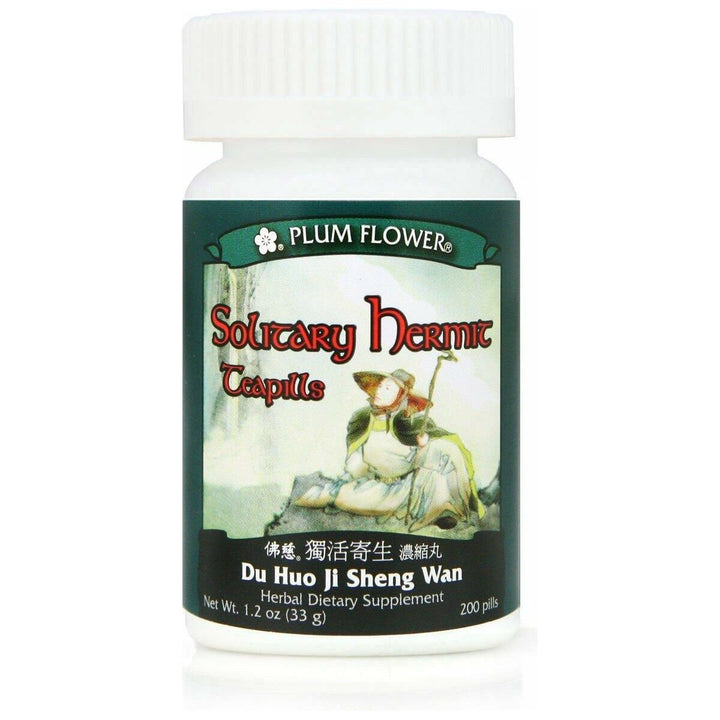 3 Pack of Solitary Hermit Teapills, Du Huo Ji Sheng Wan, 3 x 200 Pills - The Oasis of Health