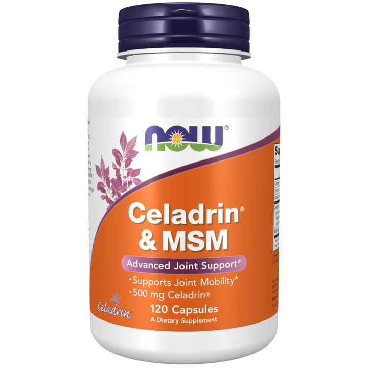 Now Foods Celadrin &amp; MSM 500 mg 120 Capsules - 3016 - 2 Pack
