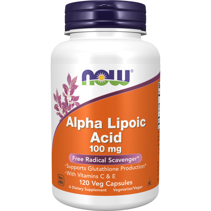Now Foods Alpha Lipoic Acid 100 mg 120 Vcaps - 3041