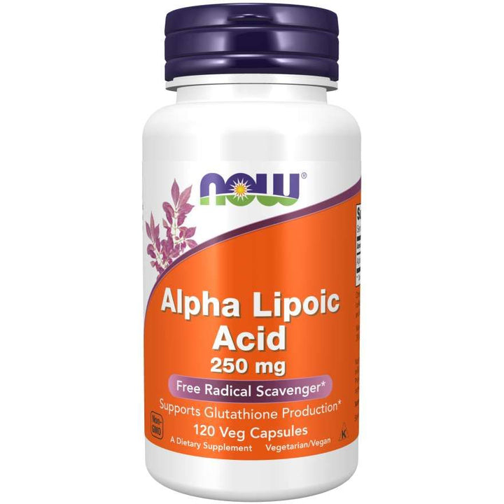 Now Foods Alpha Lipoic Acid 250 mg 120 Vcaps - 3043 - 2 Pack