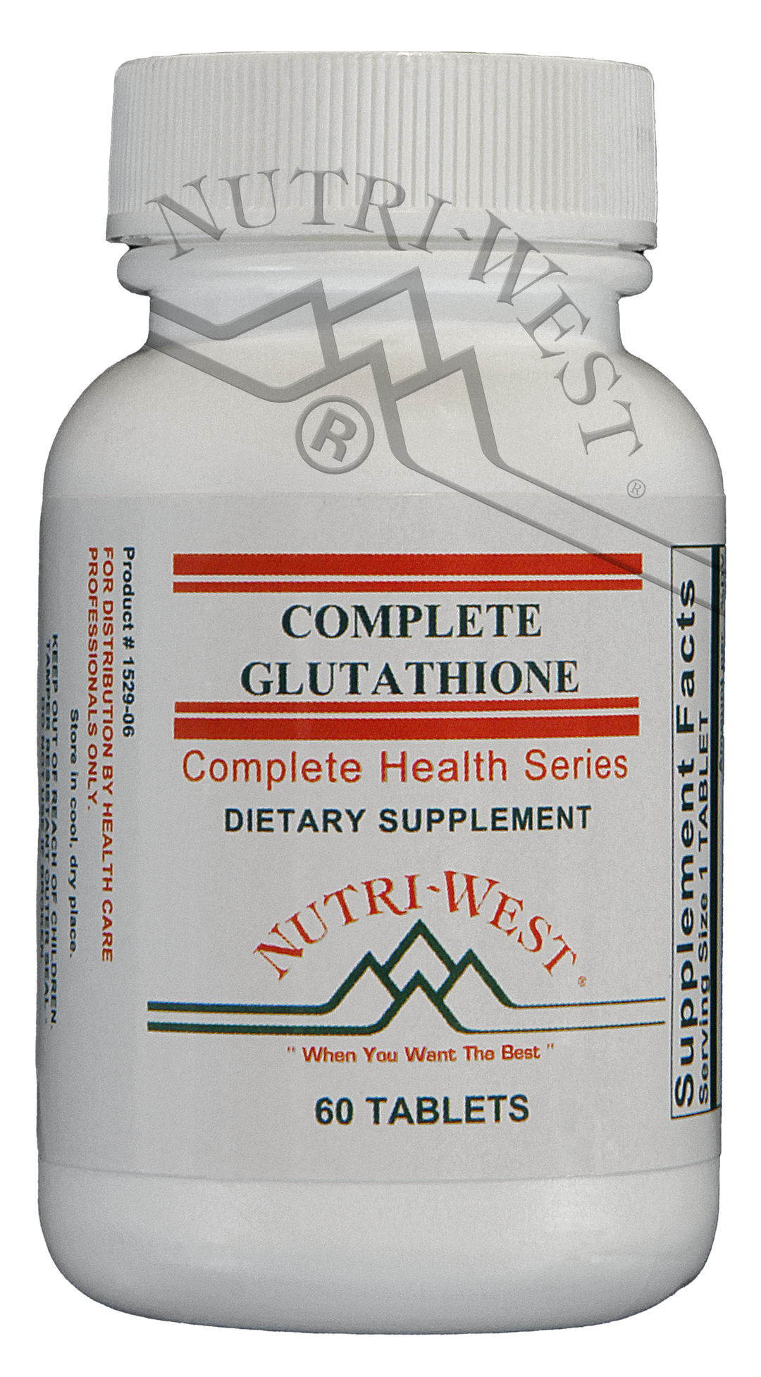 Nutri-West - Complete Glutathione - 60 Tablets - The Oasis of Health