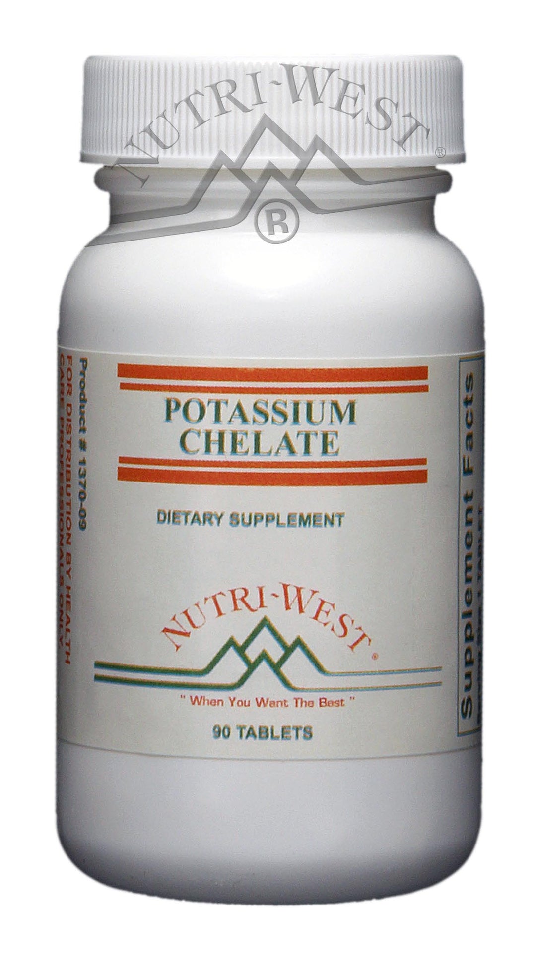 Nutri-West - Potassium Chelate - 90 Tablets - The Oasis of Health