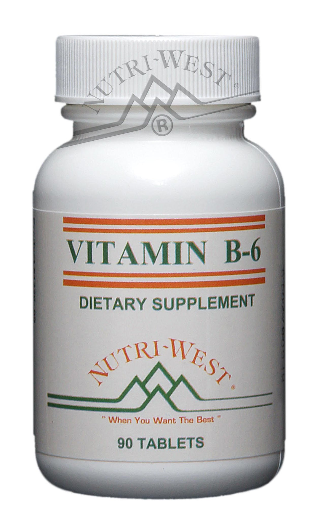 Nutri-West - Vitamin B-6 - 90 Tablets - The Oasis of Health