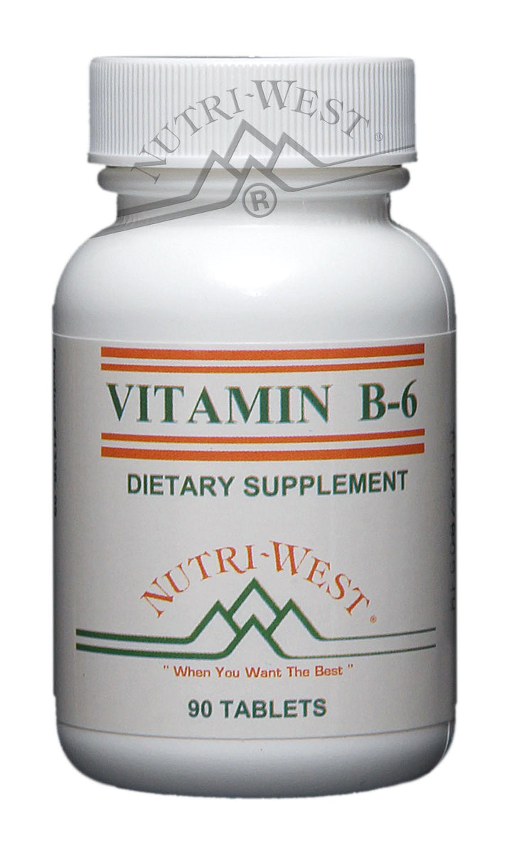 Nutri-West - Vitamin B-6 - 90 Tablets - The Oasis of Health