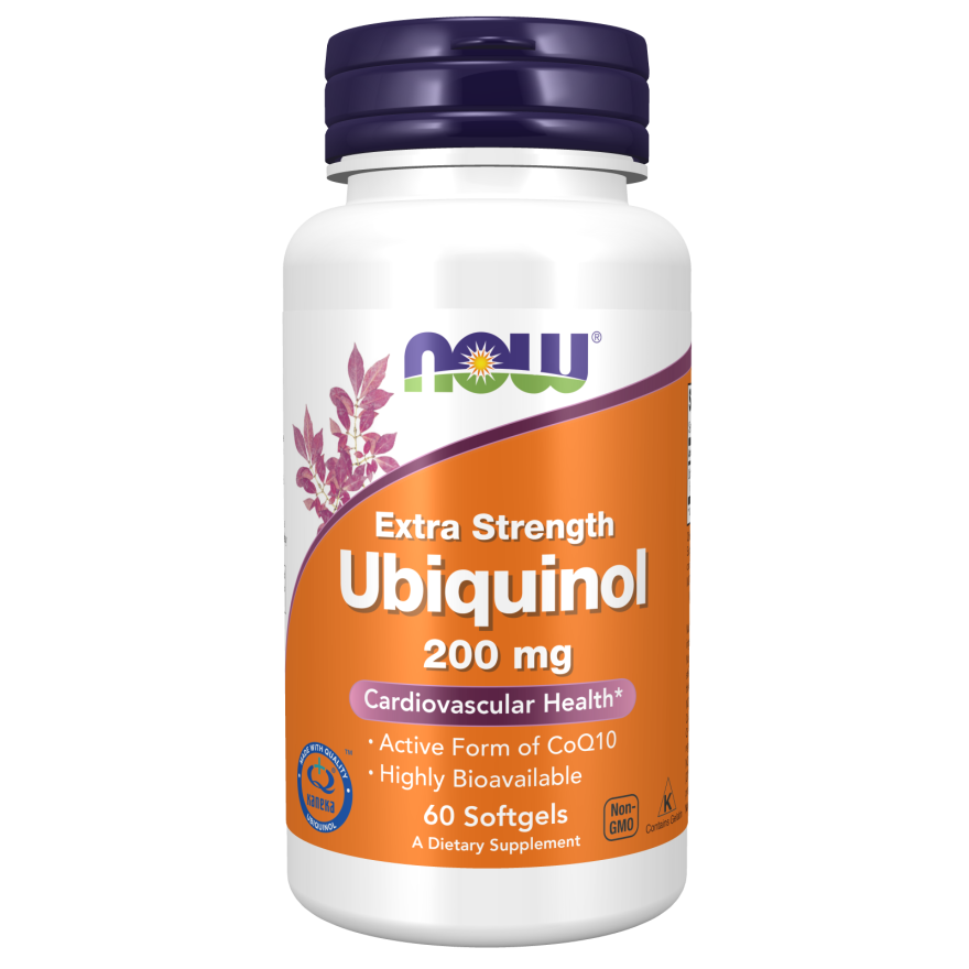 Now Foods Ubiquinol Extra Strength 200 mg 60 Softgels - 3144