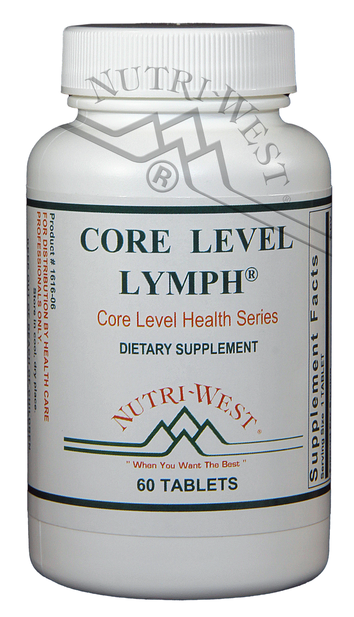 Nutri-West - Core Level Lymph - 60 Tablets - The Oasis of Health