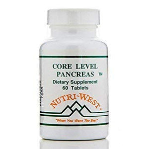 Light Gray Core Level Pancreas - 60 Tablets by Nutri West