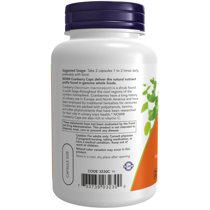 Now Foods Cranberry Caps 100 Vcaps - 3230 - 2 Pack