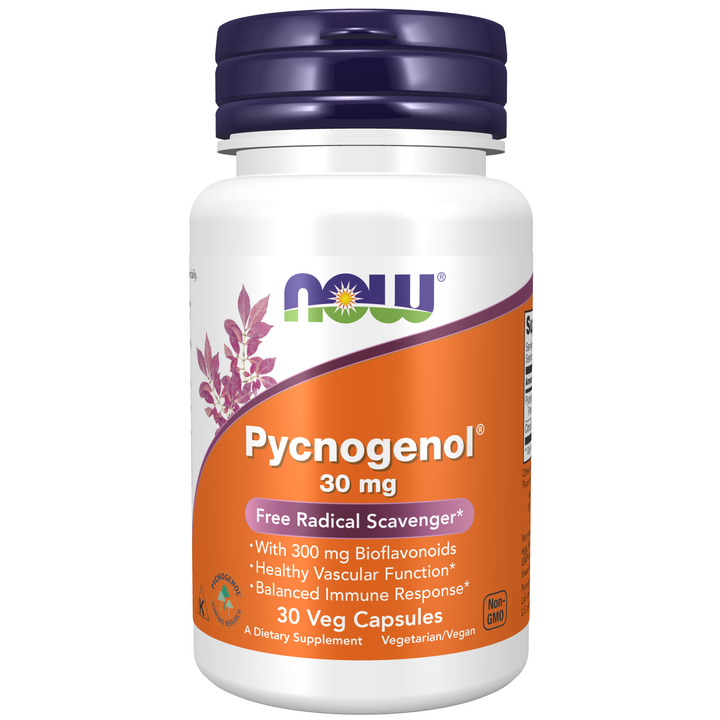 Now Foods Pycnogenol 30mg 30 Vcaps - 3260