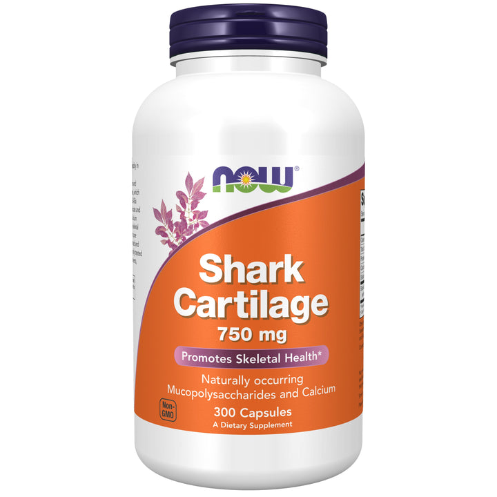 Now Foods Shark Cartilage 750 mg 300 Capsules - 3272