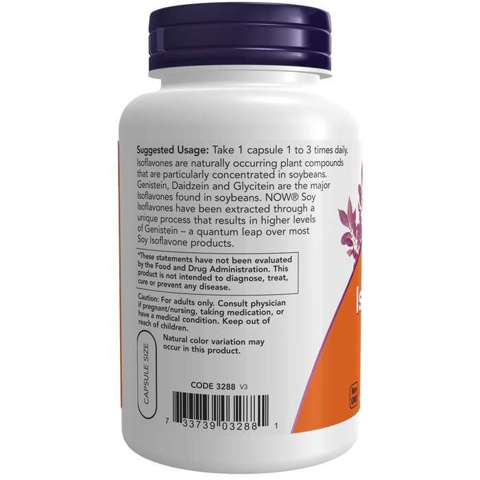 Now Foods Soy Isoflavones 60 mg 120 Vcaps - 3288