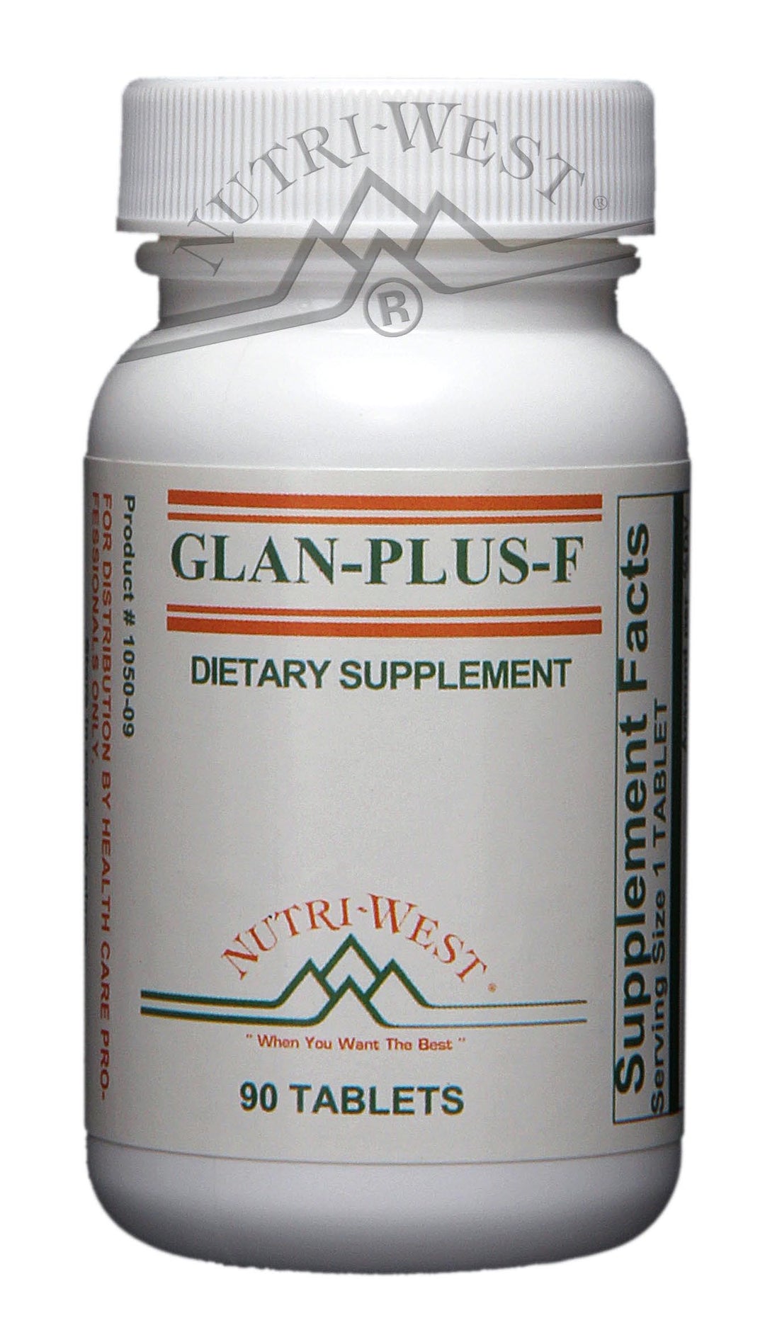 Nutri-West - Glan-Plus-F - 90 Tablets - The Oasis of Health
