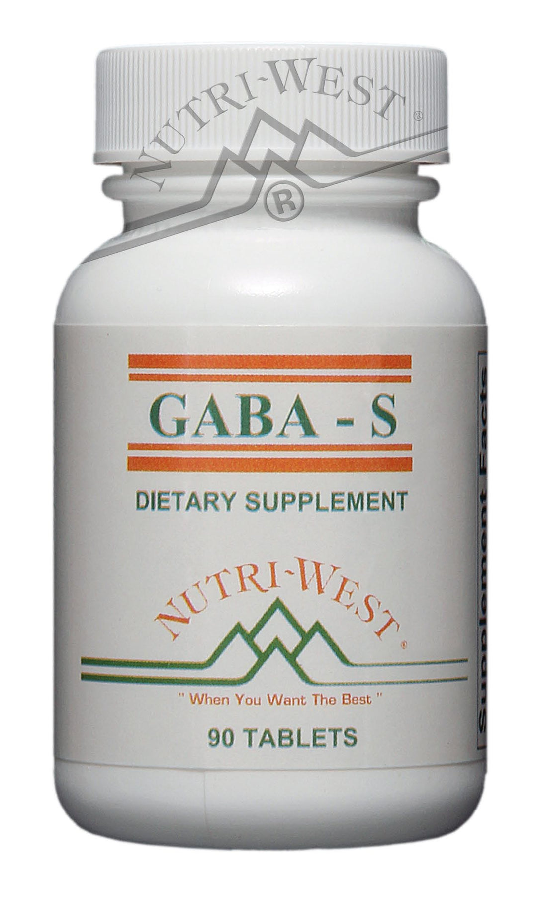 Nutri-West - Gaba-S - 90 Tablets - The Oasis of Health