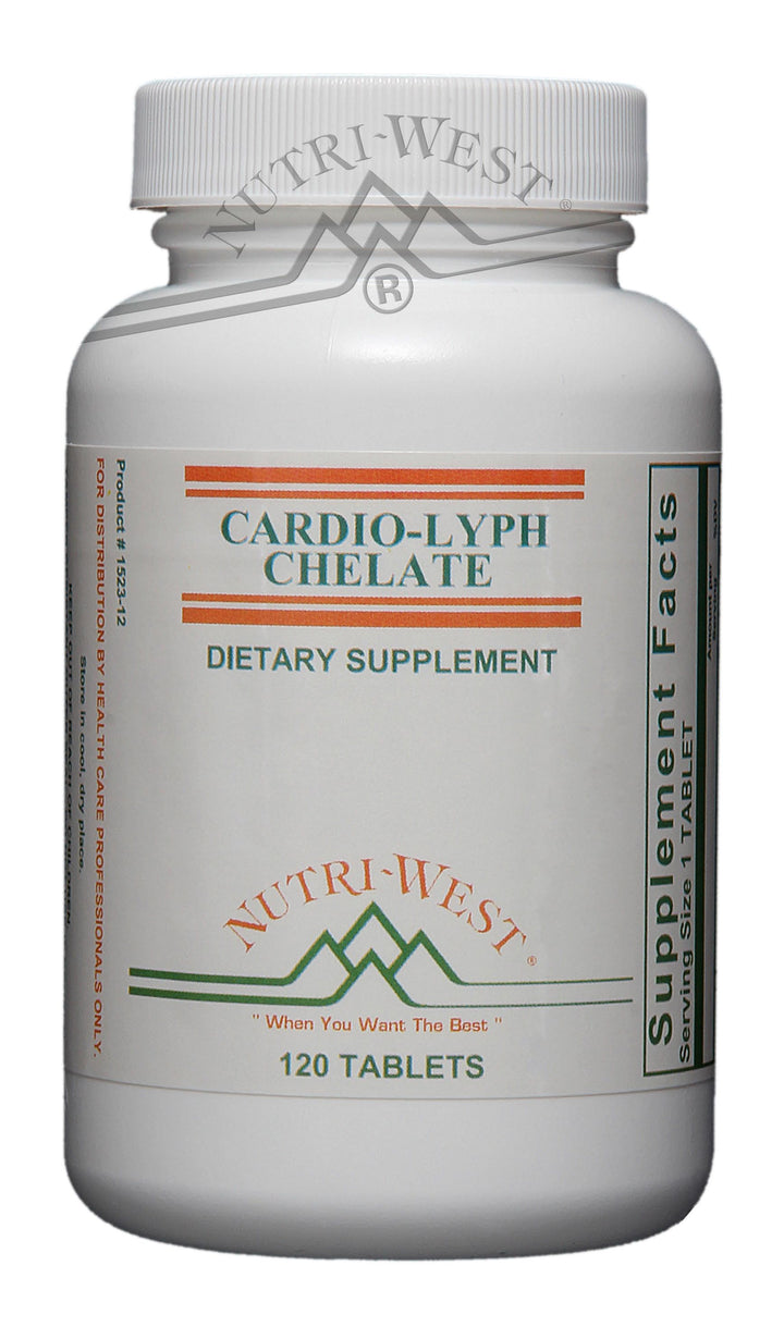 Nutri-West - Cardio-Lyph Chelate - 120 Tablets - The Oasis of Health