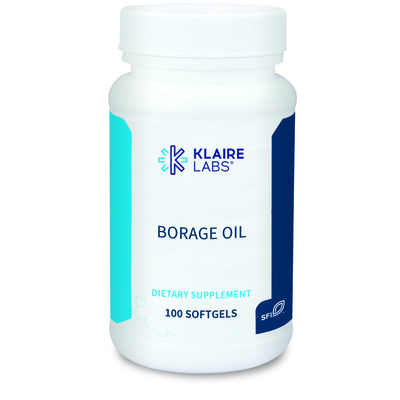 Klaire Labs Borage Oil 1,000 mg 100 Softgels
