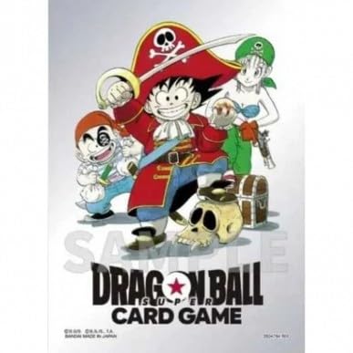 Dragon Ball Super Card Game Fusion World Official Card Sleeves Son Goku, Krillin and Bulma (Mini) (64 Count) – Standard Size – Factory Sealed