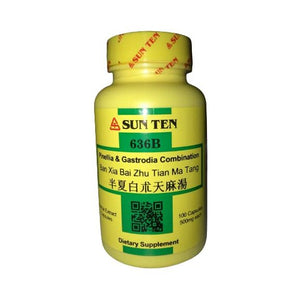 Sun Ten - Pinellia & Gastrodia Combination Capsules/Ban Xia Bai Zhu Tian Ma Tang/??????? - The Oasis of Health