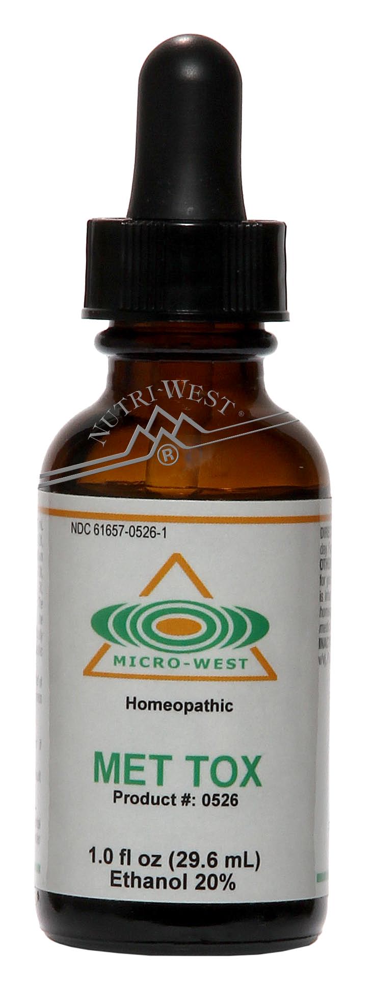 Nutri-West - Met Tox (Homeopathic) - 1 oz - The Oasis of Health