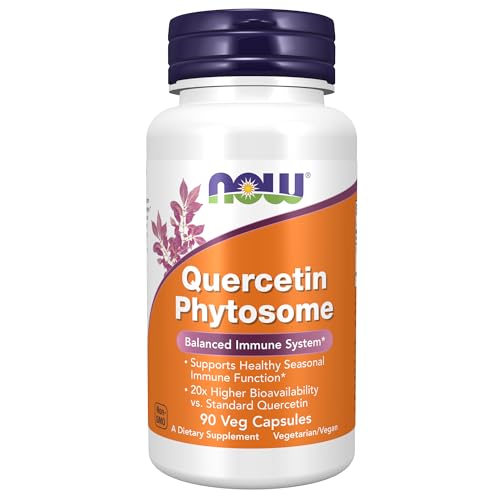 Now Foods Supplements, Quercetin Phytosome 250mg, Balanced Immune System, 90 Vcaps