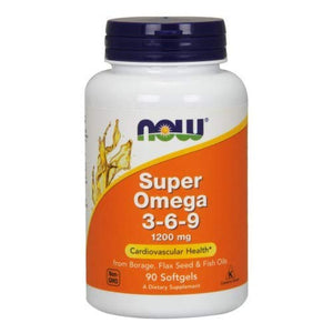 Super Omega 3-6-9, 1200 mg, 90 Sgels by Now Foods (Pack of 3)