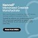 NeoCell Creatine Monohydrate Powder | 1.1 lb | Unflavored | Micronized