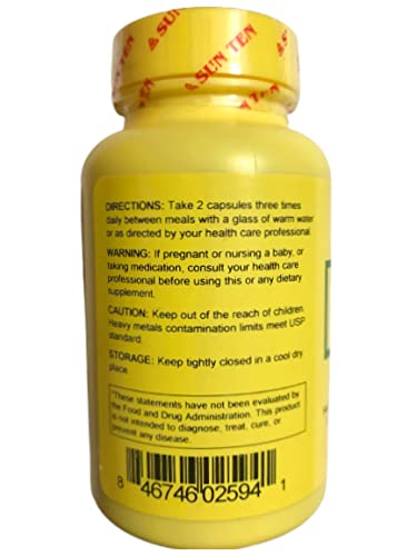 Sun Ten-Du Huo Ji Sheng Tang (Tu-huo &amp; Loranthus-Vaeicum Combination), 100 Capsules/