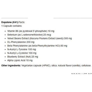 Dark Slate Gray Apex Energetics -Dopatone (K-41) 90 Capsules