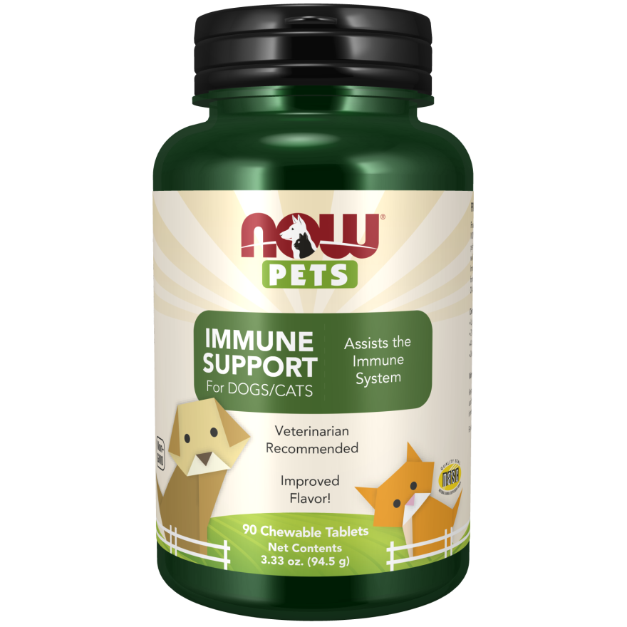 Now Pets Immune Support For Dogs &amp; Cats 90 Chewables - 4351