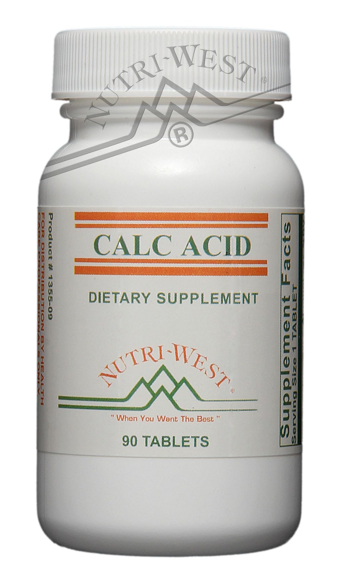 Nutri-West - Calc Acid - 90 Tablets - The Oasis of Health