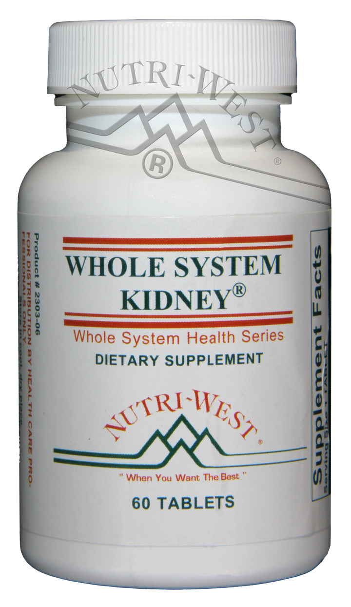 Nutri-West - Whole System Kidney - 60 Tablets - The Oasis of Health
