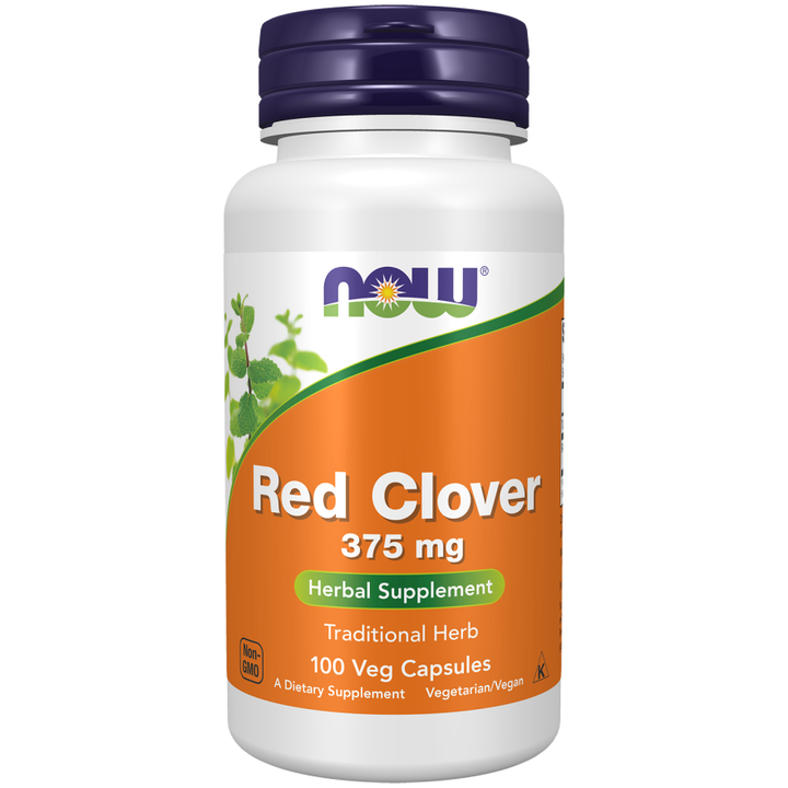 Now Foods Red Clover 375 mg 100 Vcaps 4 bottles- 4730