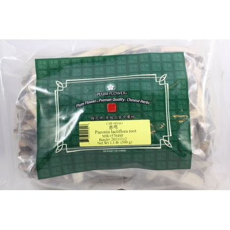 Plum Flower Red Peony Root Chi Shao Yao Cut 1 lb. Bulk Herbs by MayWay