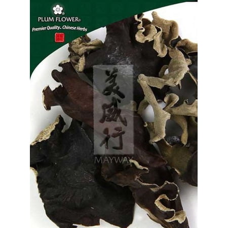 Plum Flower Hei Mu Er (Bai bei)  unsulfured Auricularia auricula sporophore 125 g/bag by MayWay