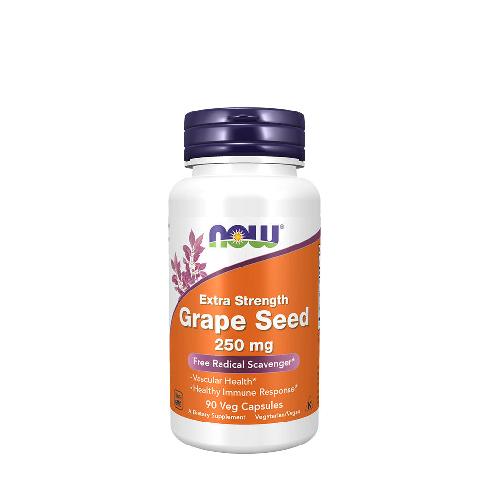 Now Foods Grape Seed Extra Strength 250 mg 90 Vcaps - 3274