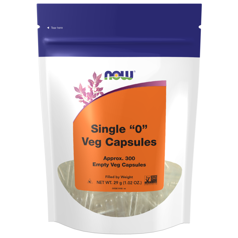Now Foods Empty Capsules Vegetarian Single "0" 300 Vcaps - 5102