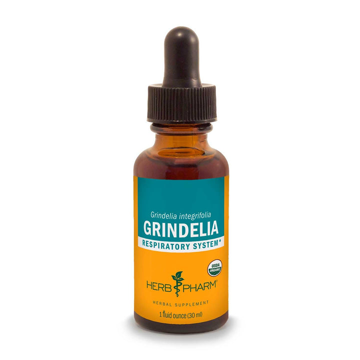 Herb Pharm Grindelia Liquid Extract for Respiratory System Support - 4 Ounce