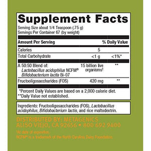 Metagenics UltraFlora� Synergy � Daily Probiotic � Immune Health & Digestive Support - Prebiotic* | 67 Servings - The Oasis of Health