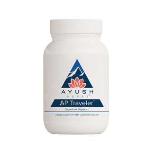 Light Gray Ayush Herbs AP Traveler 60 Vcaps
