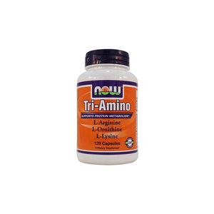 Now Foods Tri-Amino 120 Capsules - 0152 - The Oasis of Health