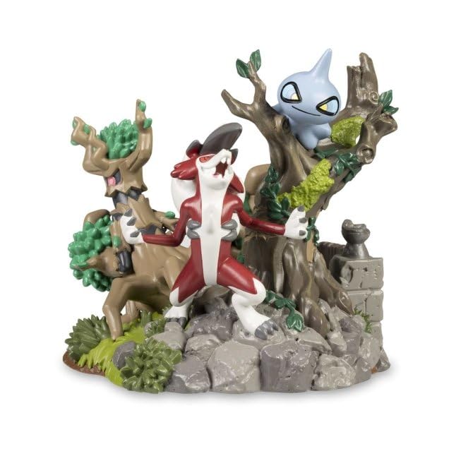 Pokémon Center: Haunted Pokémon Village: Lycanroc Howling Hill Figure