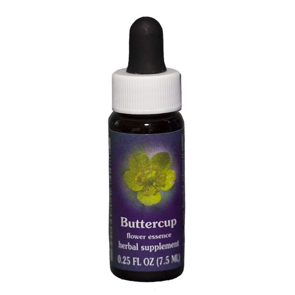 Flower Essence Services Supplement Dropper, Buttercup, 0.25 Ounce