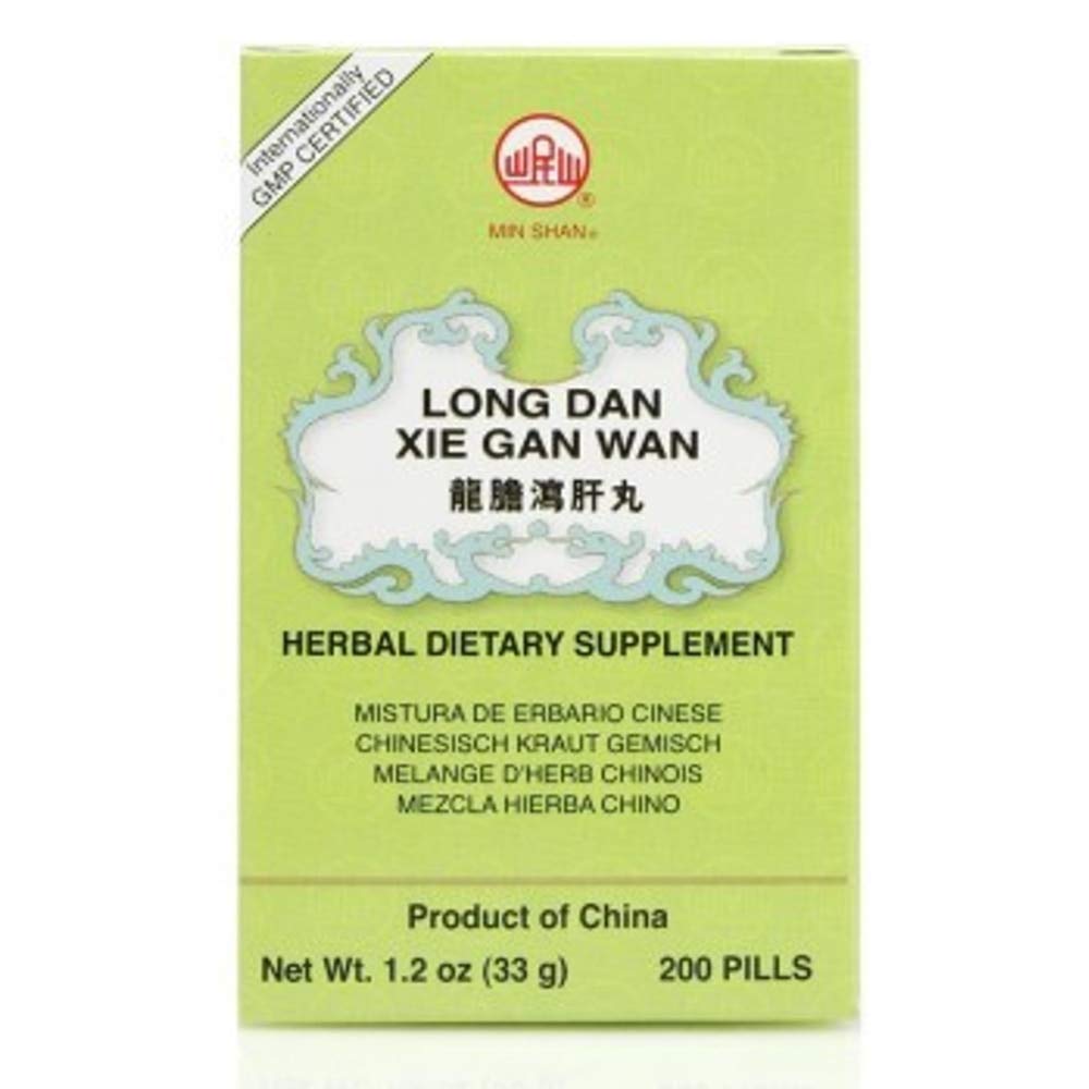 Plum Flower Long Dan Xie Gan Wan, 200ct, a.k.a. Snake &amp; Dragon, Gentiana Liver Teapills by MayWay